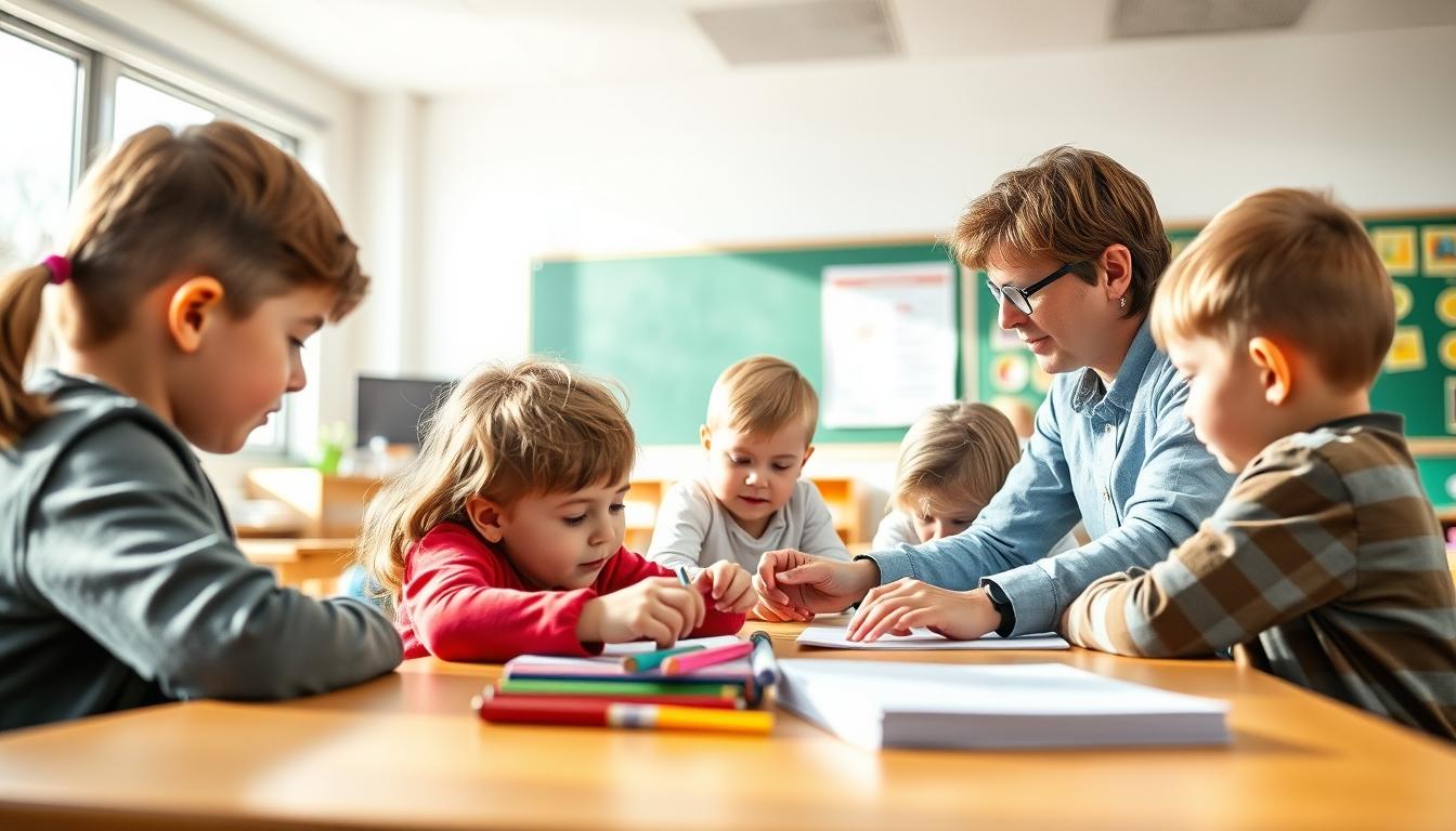 Students collaborating in study space