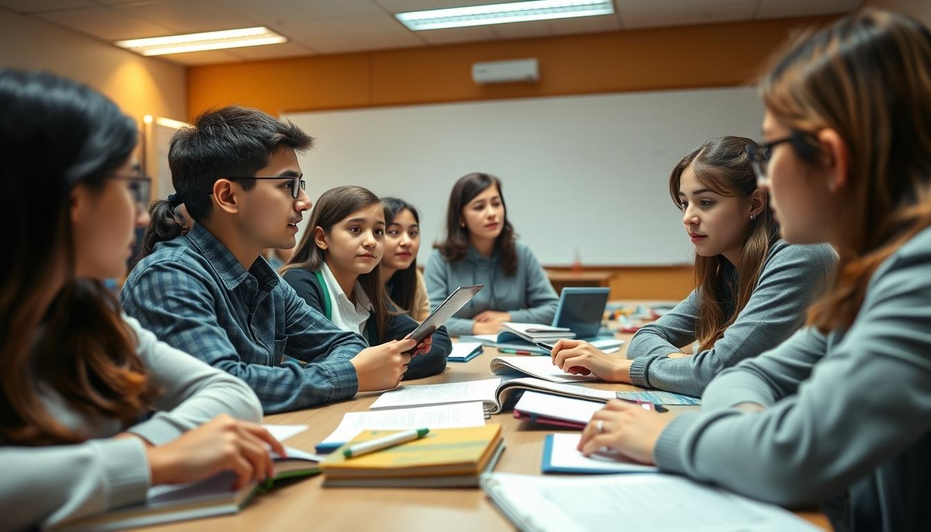 Organized study environment supporting productive learning
